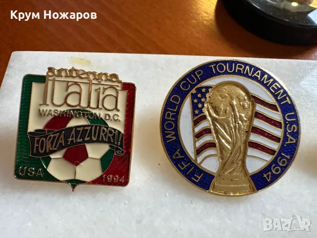 USA 1994 WORLD CUP BADGES . Продават се Значки от Световното по футбол от 1994г цена -14 за бр., снимка 14 - Футбол - 55960662