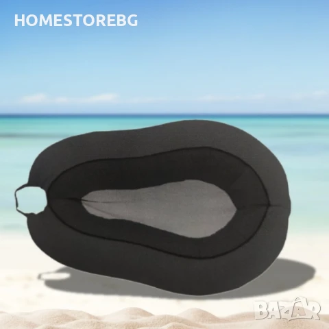 Въздушен шезлонг за пълна релаксация навсякъде – без помпи и усилия, снимка 4 - Надуваеми легла - 51263908