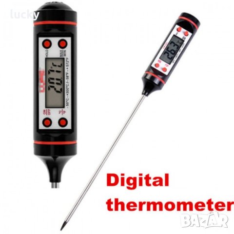  Кухненски дигитален термометър със сонда за храни и течности, снимка 7 - Други - 35519308