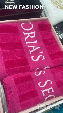 Памучни Хавлии -2бр с Кутия ✨ Barbie ✨ Victoria Secret ✨ Hermes ✨, снимка 17 - Хавлиени кърпи - 50944502
