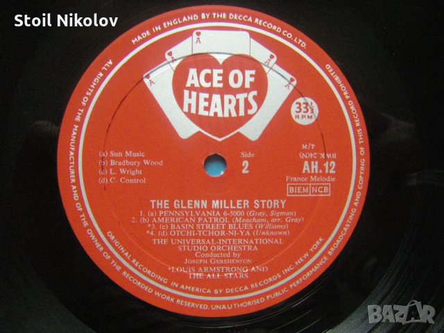 Плоча - The Universal-International Orchestra ‎– The Glenn Miller Story , Ace Of Hearts ‎– AH 12 , снимка 4 - Грамофонни плочи - 35357943