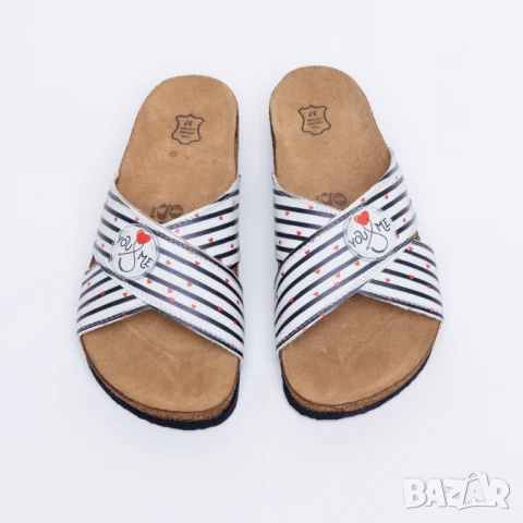 🥁 Намаление - Летни ортопедични чехли с велурена стелка | Марка Tuasolea, снимка 1