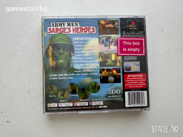 Army Men: Sarge's Heroes за PS1, снимка 2 - Игри за PlayStation - 49349134
