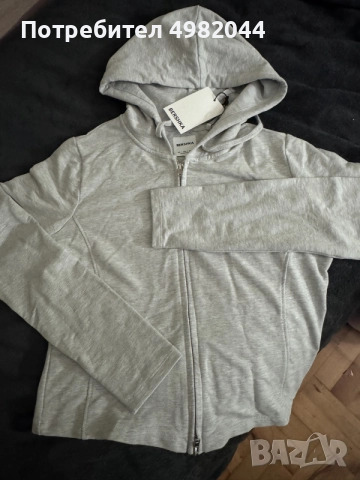  сив суитшърт  BERSHKA 