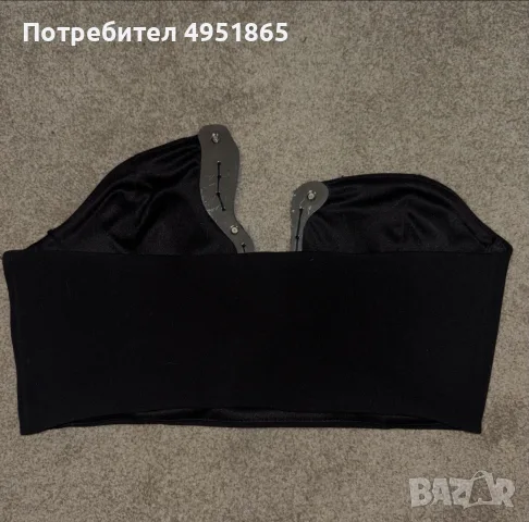 Топ бюстие с метален елемент Зара, снимка 2 - Корсети, бюстиета, топове - 56115131