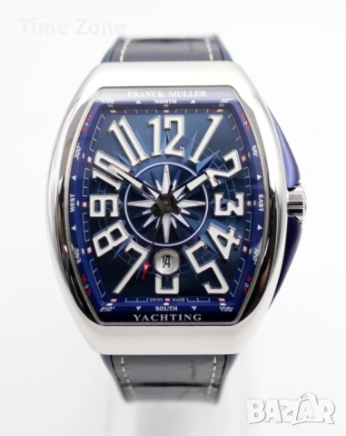 Franck Muller Vanguard Yachting 45mm Steel Blue Dial Swiss Movement Automatic Различни Варианти