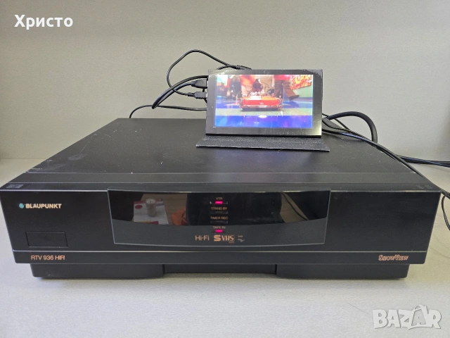 📼🎶 Blaupunkt RTV 936 s - vhs hifi stereo, снимка 11 - Плейъри, домашно кино, прожектори - 54228763