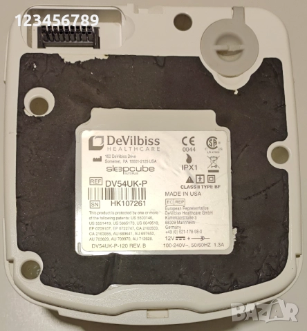 DeVilbiss SleepCube AutoPlus APAP/CPAP апарат срещу сънна апнея, снимка 11 - Медицинска апаратура - 49782111