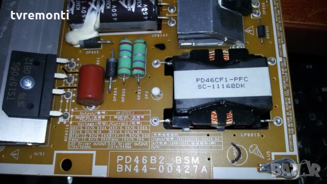 POWER SUPPLY PD46B2_BSM BN44-00427A, снимка 2 - Части и Платки - 30068655