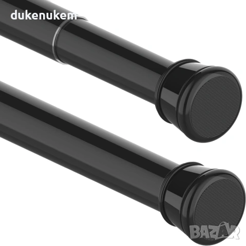 Телескопичен корниз за баня и завеси без пробиване, 73–175 см, до 10 кг