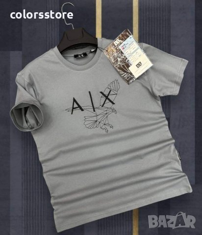 Мъжка сива тениска Armani кодVL58H, снимка 1 - Тениски - 44496176
