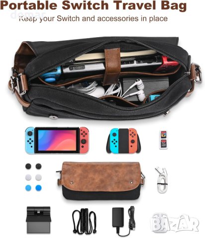 Чанта за носене на Younik Switch за Switch, 13 в 1 комплект за Switch, снимка 4 - Аксесоари - 42731076