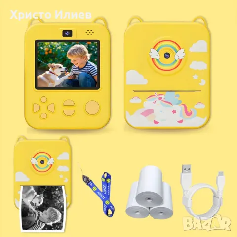 Дигитален фотоапарат детска камера за моментални снимки, снимка 2 - Други - 50269619