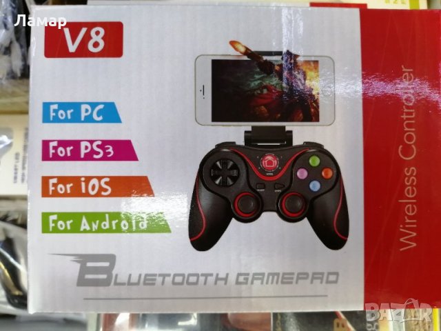 Безжичен Джойстик контролер за телефон PS3 лаптоп компютър GamePad, снимка 6 - Аксесоари - 30135109