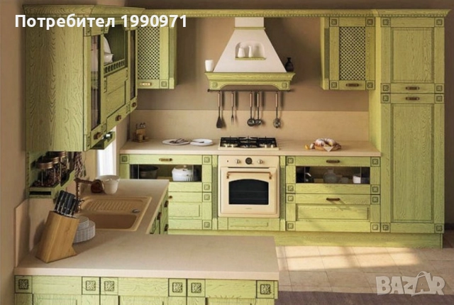 Кухя по индивидуален проект. Масив - орех, елша, бреза, череша, акация, смърч, чинар, бряст, дъб., снимка 5 - Кухни - 52476422