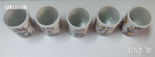 Ретро баварски чашки Jahreszeiten /„Четири сезона“/, снимка 2 - Колекции - 52415616