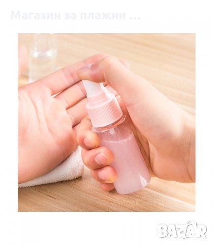 КОМПЛЕКТ 6 БРОЯ КОЗМЕТИЧНИ ШИШЕНЦА ЗА ПЪТУВАНЕ В НЕСЕСЕР - код 2812, снимка 5 - Комплекти и лотове - 34152130