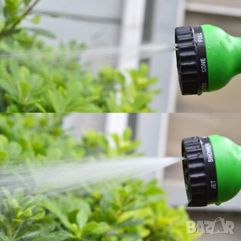 Разтегателен маркуч с пистолет 15 м X001OTZ0ZN, снимка 2 - Напояване - 42832997