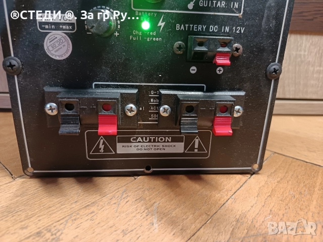 усилвател от караоке колона модел MBA F-12. , снимка 6 - Ресийвъри, усилватели, смесителни пултове - 52812941