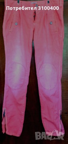 MASON'S два панталона син и розов памук, снимка 1 - Панталони - 35827514