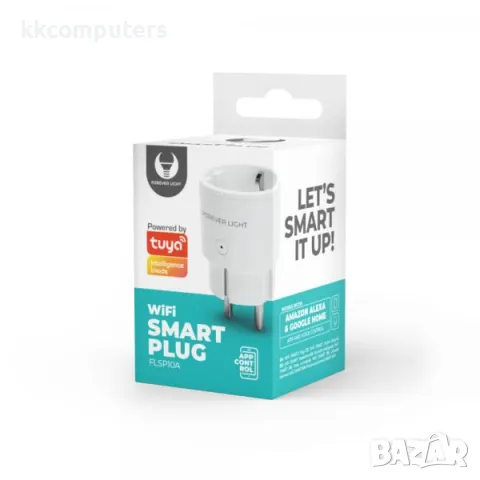 Forever Wi-Fi Light Smart Контакт /240V 10A/ - FLSP10A, снимка 2 - Оригинални зарядни - 48491958