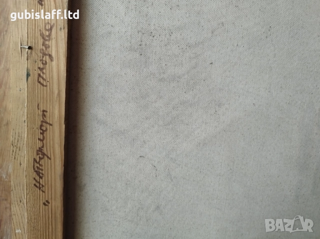 Картина "Натюрморт с плодове",худ. П. С. Петков (1924-1976), снимка 5 - Картини - 51514384