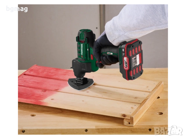 PARKSIDE PKGA 20-Li C2 комбиниран инструмент 3 в 1 стартов комплект,с батерия и зарядно устройство, снимка 11 - Винтоверти - 53181605