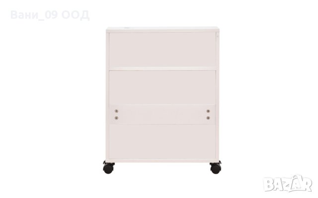 Компактен шкаф в бял цвят, снимка 3 - Шкафове - 42554537