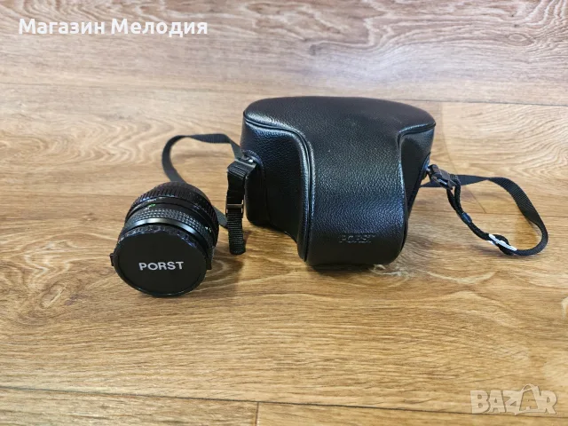 Фотоапарат Porst CR-5 + 2 обектива и калъф – Златната ера на японската оптика, снимка 2 - Фотоапарати - 55927411