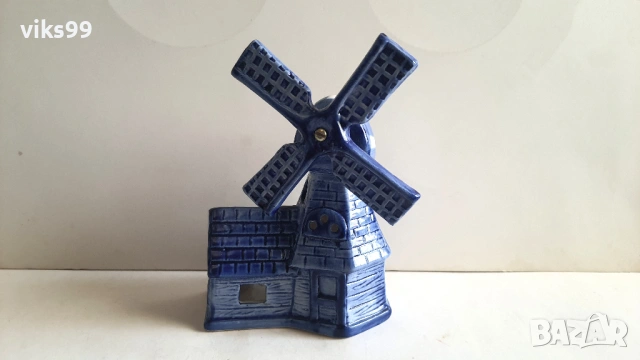 Порцеланова Delft Blue Holland вятърна мелница, снимка 2 - Колекции - 54332921