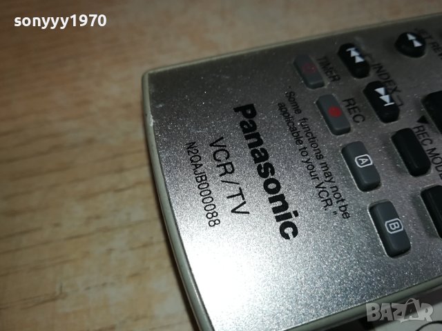 PANASONIC VCR/TV-REMOTE CONTROL-ВНОС SWISS 1402241600, снимка 14 - Дистанционни - 44292887