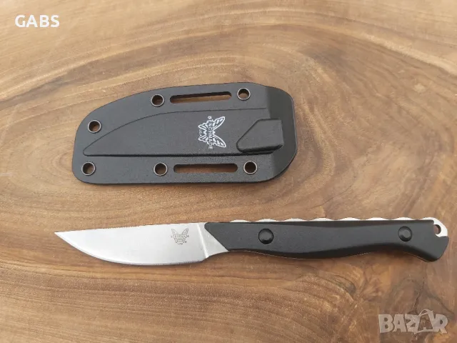 Компактен ловен нож Benchmade Flyway с кания, 2 цвята, снимка 3 - Ножове - 49508641