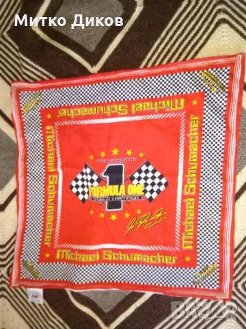 Michael Schumacher Formula1 World Champion 50x47cm бандана