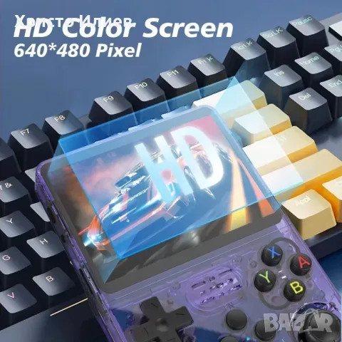 Преносима ретро конзола 17800 игри 128GB IPS дисплей 3500mAh батерия Бяла Черна, снимка 5 - Други игри и конзоли - 47679296