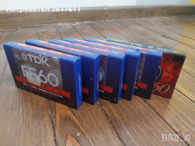 Аудио касети, касетки TDK нови- 6 броя, снимка 4 - Аудио касети - 52018612