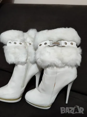 Дамски ботуши на ток, 38, снимка 1