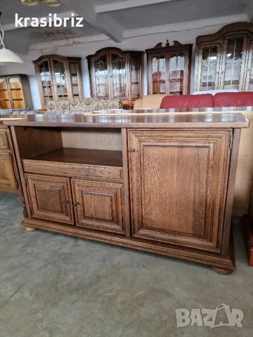 Масивен Тв Шкаф -внос от Германия! , снимка 2 - Шкафове - 50192064