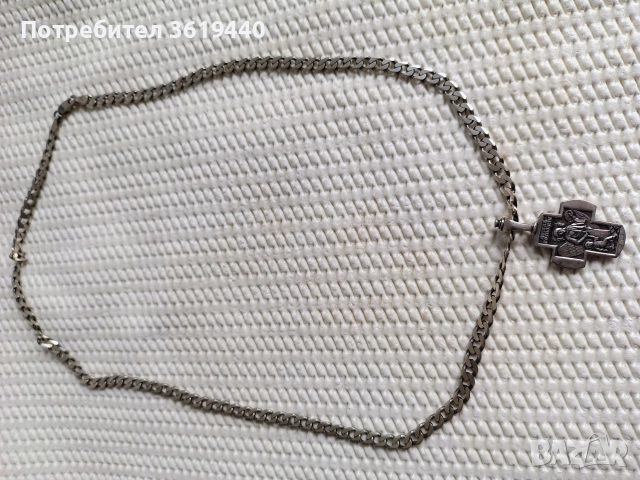 сребърни синджир и колие, снимка 5 - Колиета, медальони, синджири - 52913643