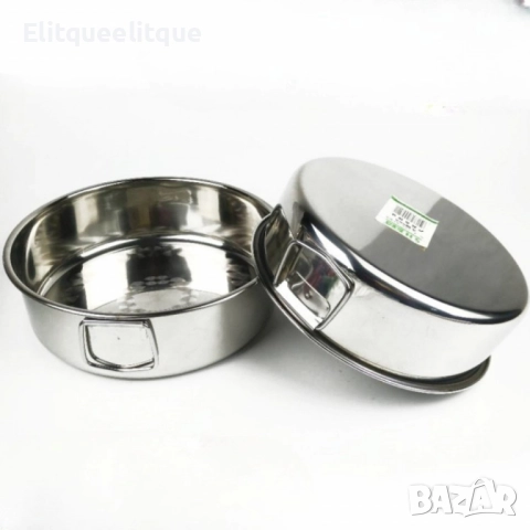 Тава с дръжки от неръждаема стомана, снимка 2 - Съдове за готвене - 52339839