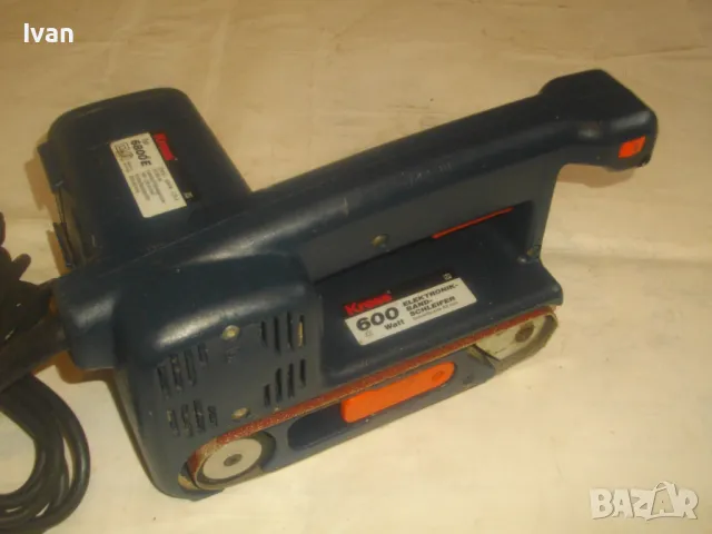 KRESS Професионален оригинален немски 600W ЛЕНТОВ ШЛАЙФ Като нов ОТЛИЧЕН с регулация скорост