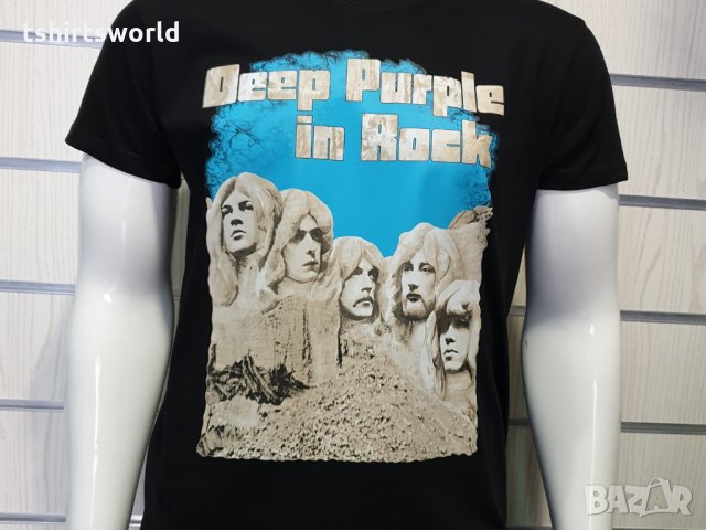 Нова мъжка тениска с трансферен печат на музикалната група Deep Purple - Deep Purple in Rock, снимка 8 - Тениски - 27823797