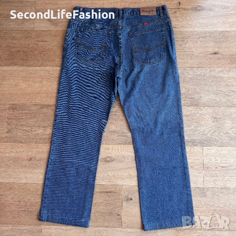 Мъжки дънки Wrangler Hero сини W40 L31 , снимка 10 - Дънки - 54327918