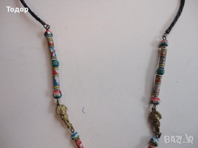 Уникално перуанско колие слънце и луна Tumi, снимка 7 - Колиета, медальони, синджири - 52664762