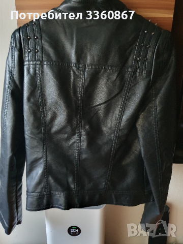 Кожено яке, снимка 3 - Якета - 44781453