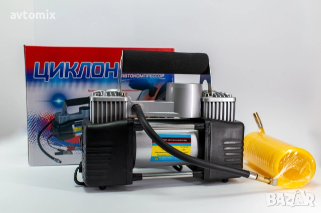  СУПЕР МОЩЕН Двубутален компресор Циклон, снимка 7 - Аксесоари и консумативи - 51542371