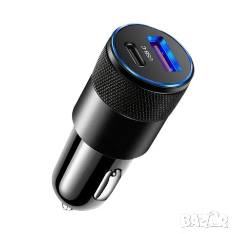 Адаптер за запалка с USB и PD Type-C