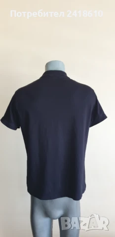 Armani Jeans AJ Badge Logo 3/4 Zip Stretch Cotton Mens Size M  ОРИГИНАЛ! Мъжка Тениска!, снимка 8 - Тениски - 51271734