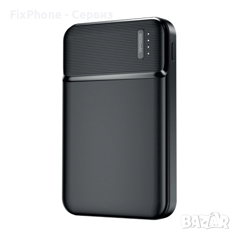 Външна батерия Power Bank 5000 mAh Maxlife MXPB-01, Черна , снимка 2 - Външни батерии - 52566455