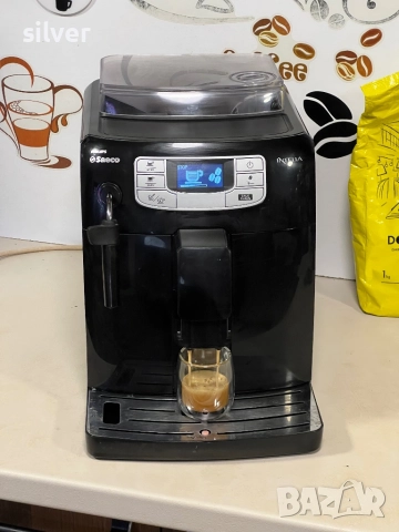 Кафемашина кафе автомат Saeco intelia с гаранция, снимка 5 - Кафемашини - 52024796