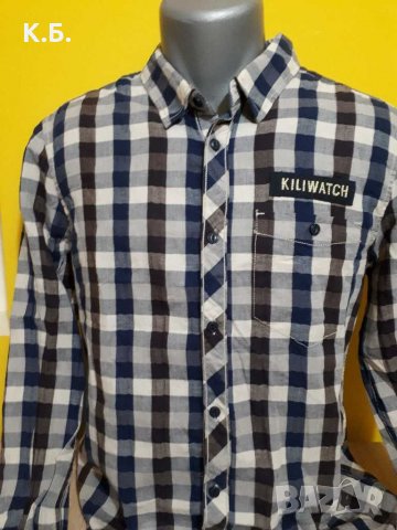Мъжка риза р-р S/M, снимка 2 - Ризи - 35379689